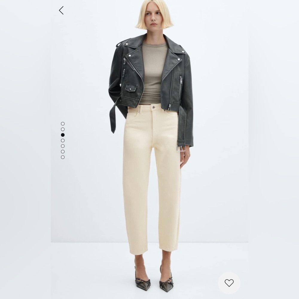 Mango High Waist Slouchy Jean (sold out online)